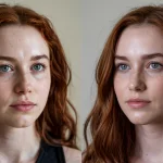 Cheekbone Filler Before and After