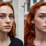 Cheekbone Filler Before and After