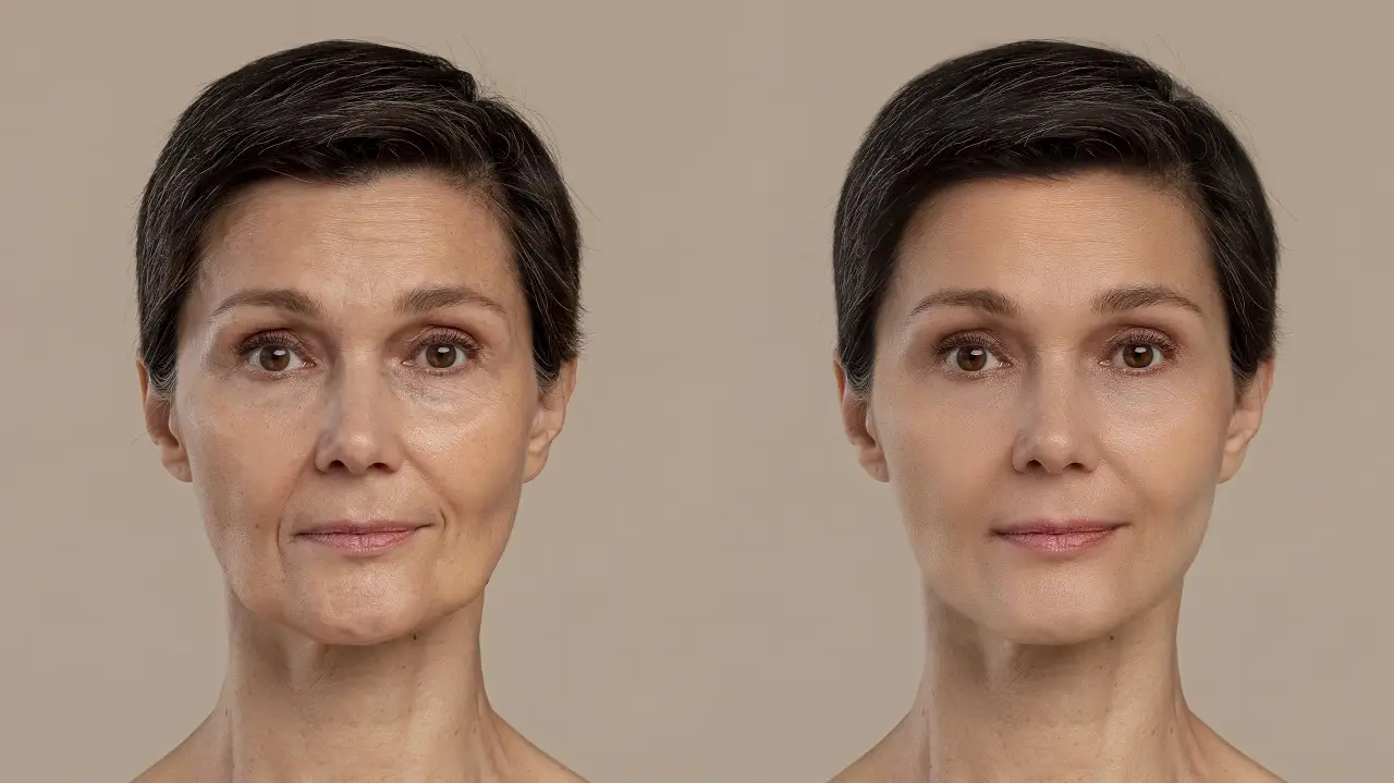Before and After Jawline Surgery